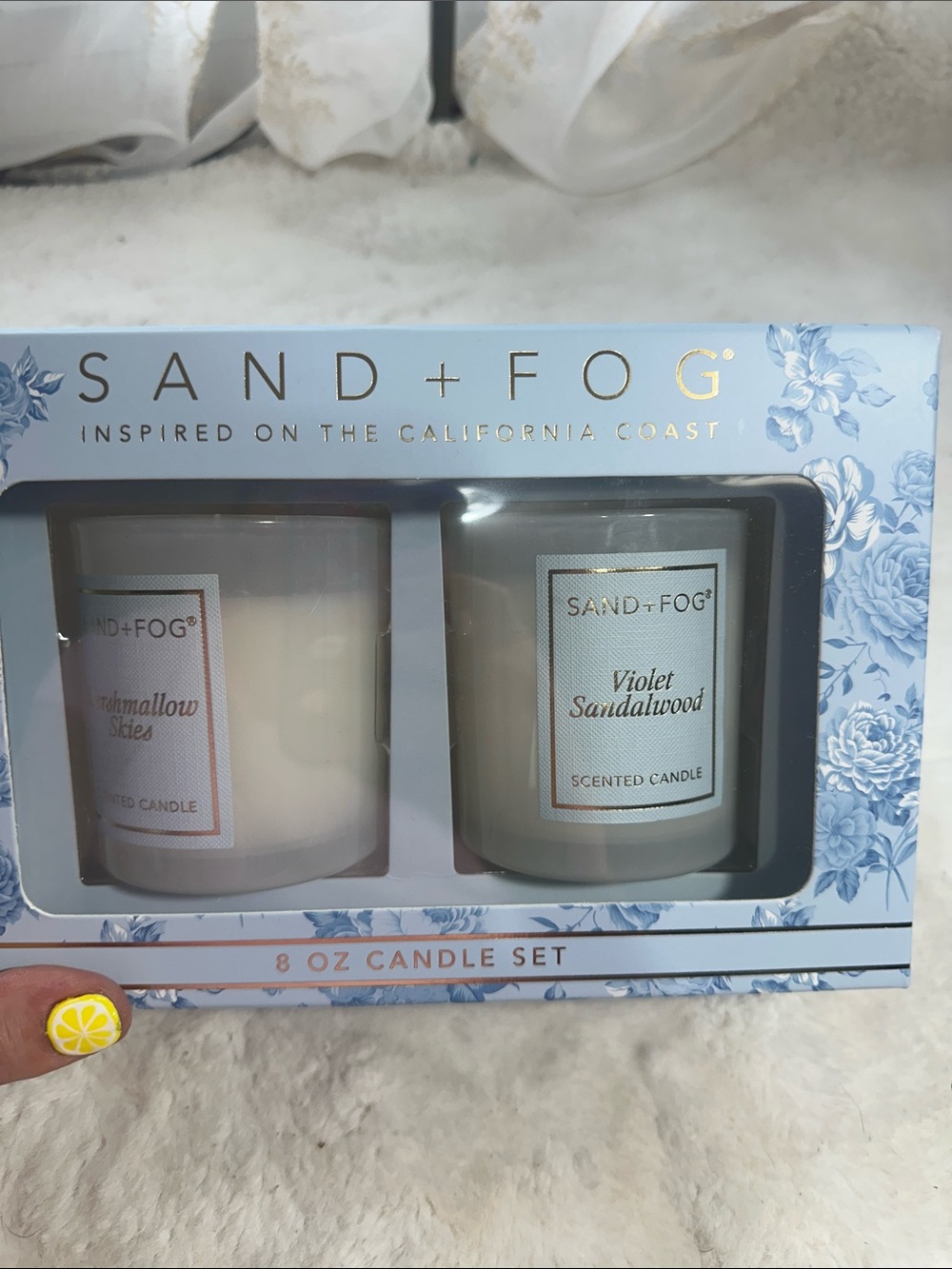 Sand + Fog set of 2 8 oz candle set